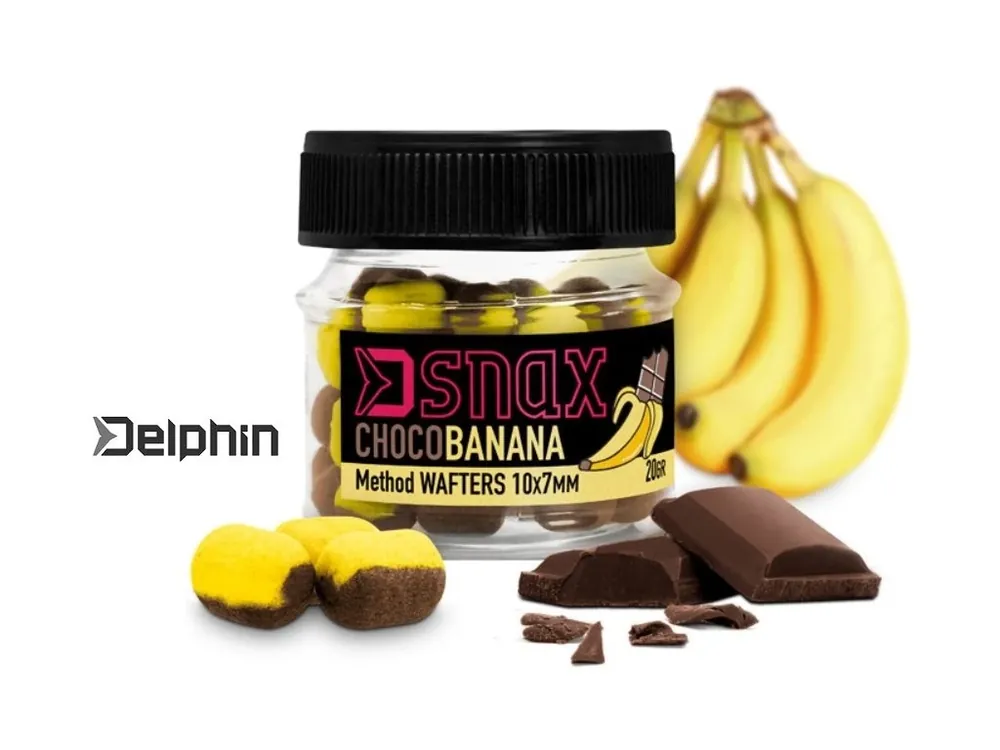 Finální Výprodej Delphin nástraha D SNAX WAFT Čokoláda-Banán 20 g