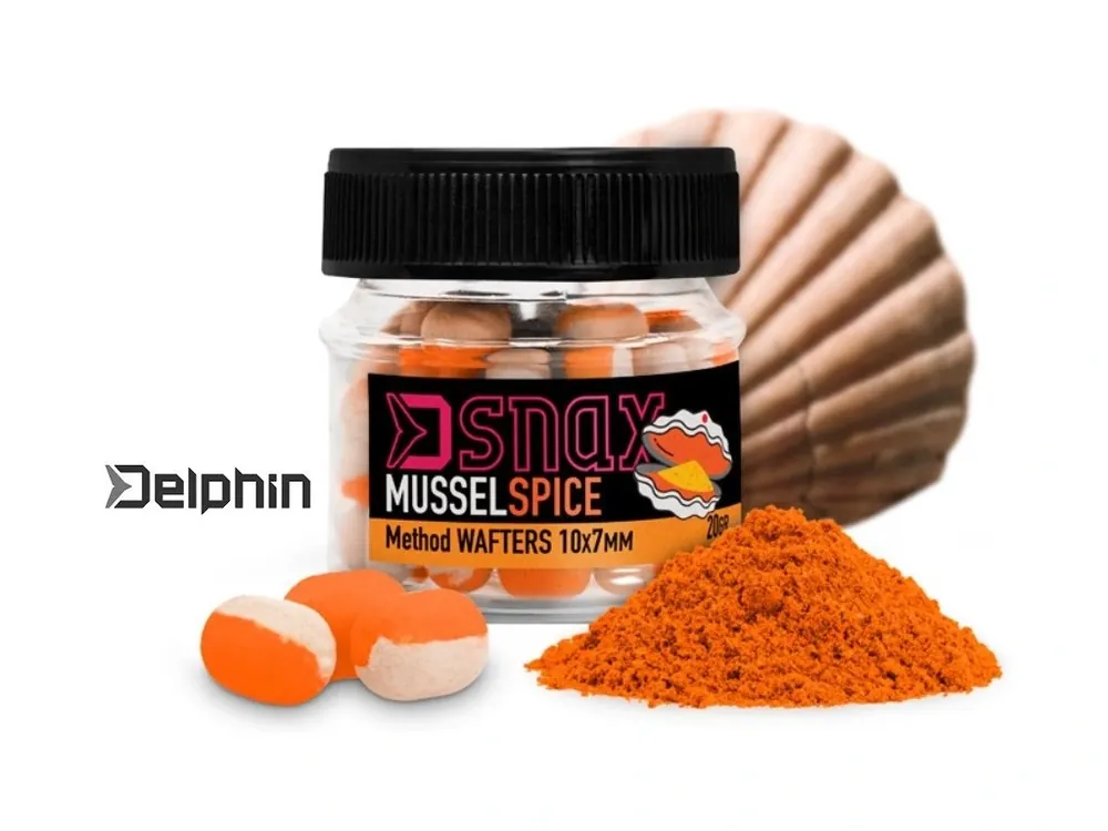 Výhodná Nabídka Delphin nástraha D SNAX WAFT Mušle-Koření 20 g
