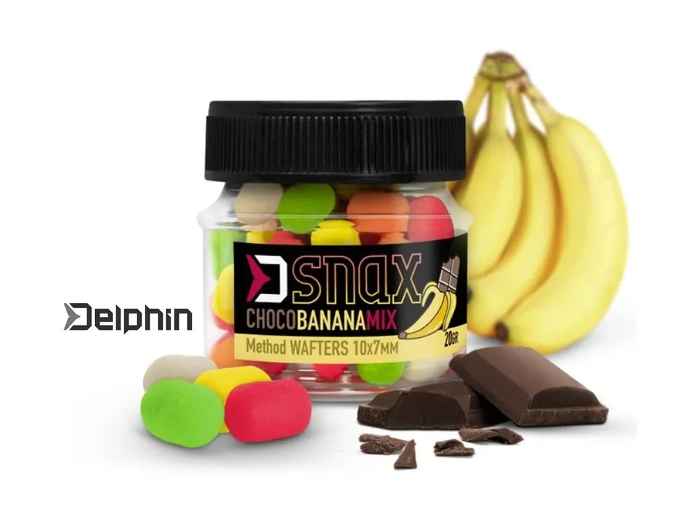 Delphin nástraha MIX D SNAX WAFT Čokoláda-Banán 20 g Akční Nabídka