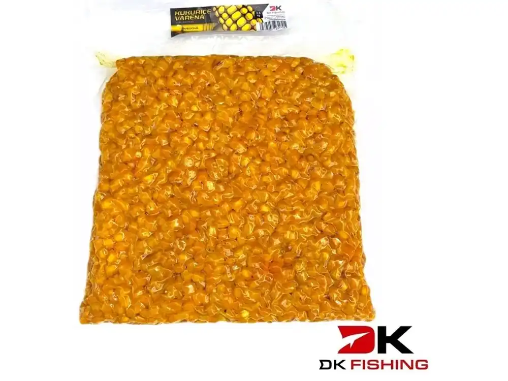 DK Fishing vařená kukuřice - Med 2,5 kg Víkendová Akce