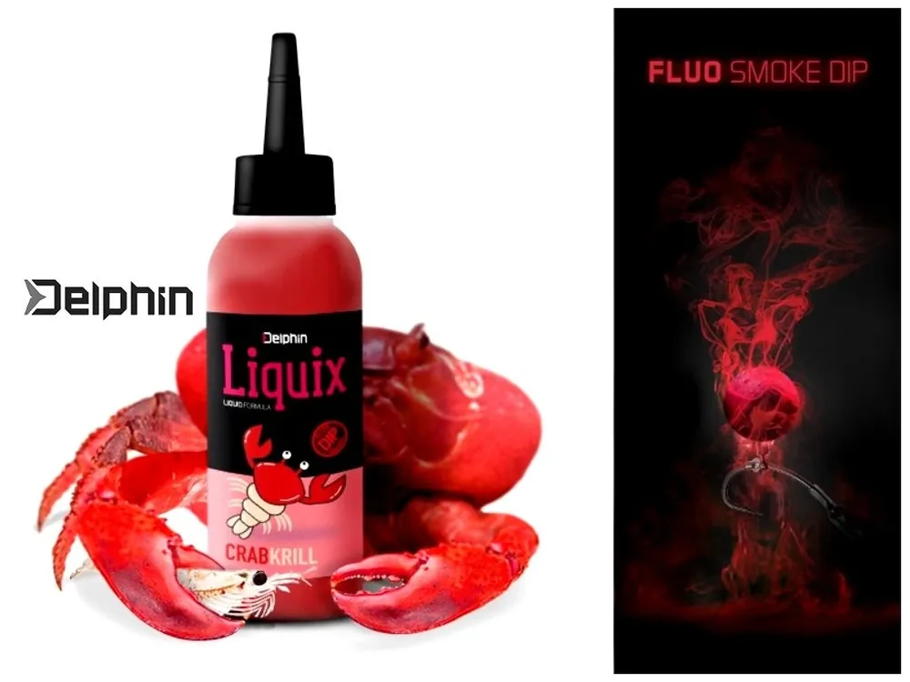 Nejlepší Cena Delphin Fluo dip D SNAX LiquiX Krab-Krill 100 ml