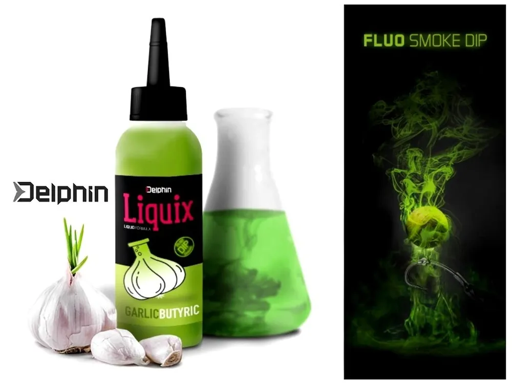 Delphin Fluo dip D SNAX LiquiX Česnek-Butyric 100 ml Nízká Cena