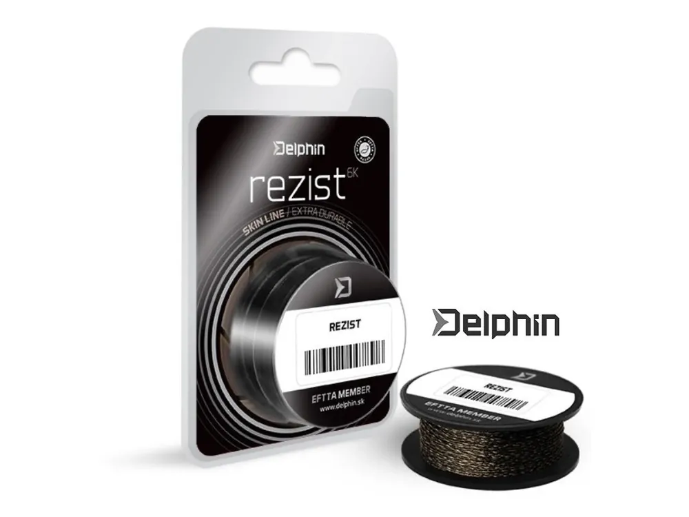 Nejprodávanější Delphin Skin Line REZIST Gravel Camou návazcová šňůra 25 lbs