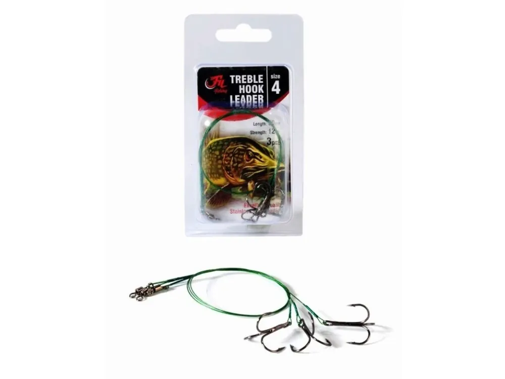 Sezónní Sleva FIL FISHING LANKO S TROJHÁKEM TREBLE HOOK LEADER