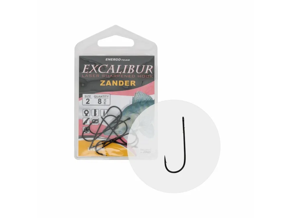 Cenový Hit Háčky Excalibur Zander Worm