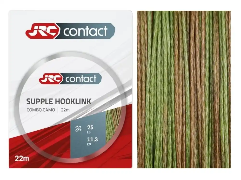 JRC Návazcová šňůrka Supple Hooklink Combo Camo 30lb / 22m Poslední Šance