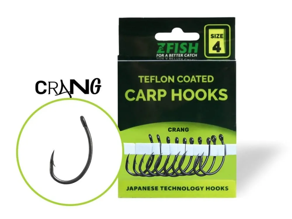 ZFISH TEFLONOVÉ HÁČKY CRANG Horká Nabídka