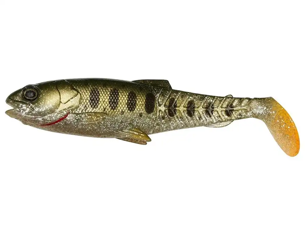 Savage Gear Gumová Nástraha Craft Cannibal Paddletail Olive Pearl Silver Smolt Originální