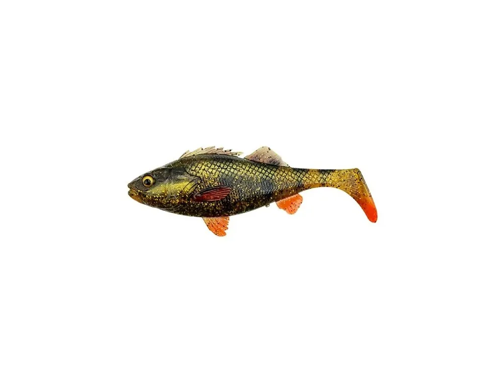Vrácení Zdarma Savage Gear Gumová Nástraha 4D Perch Shad Motoroil